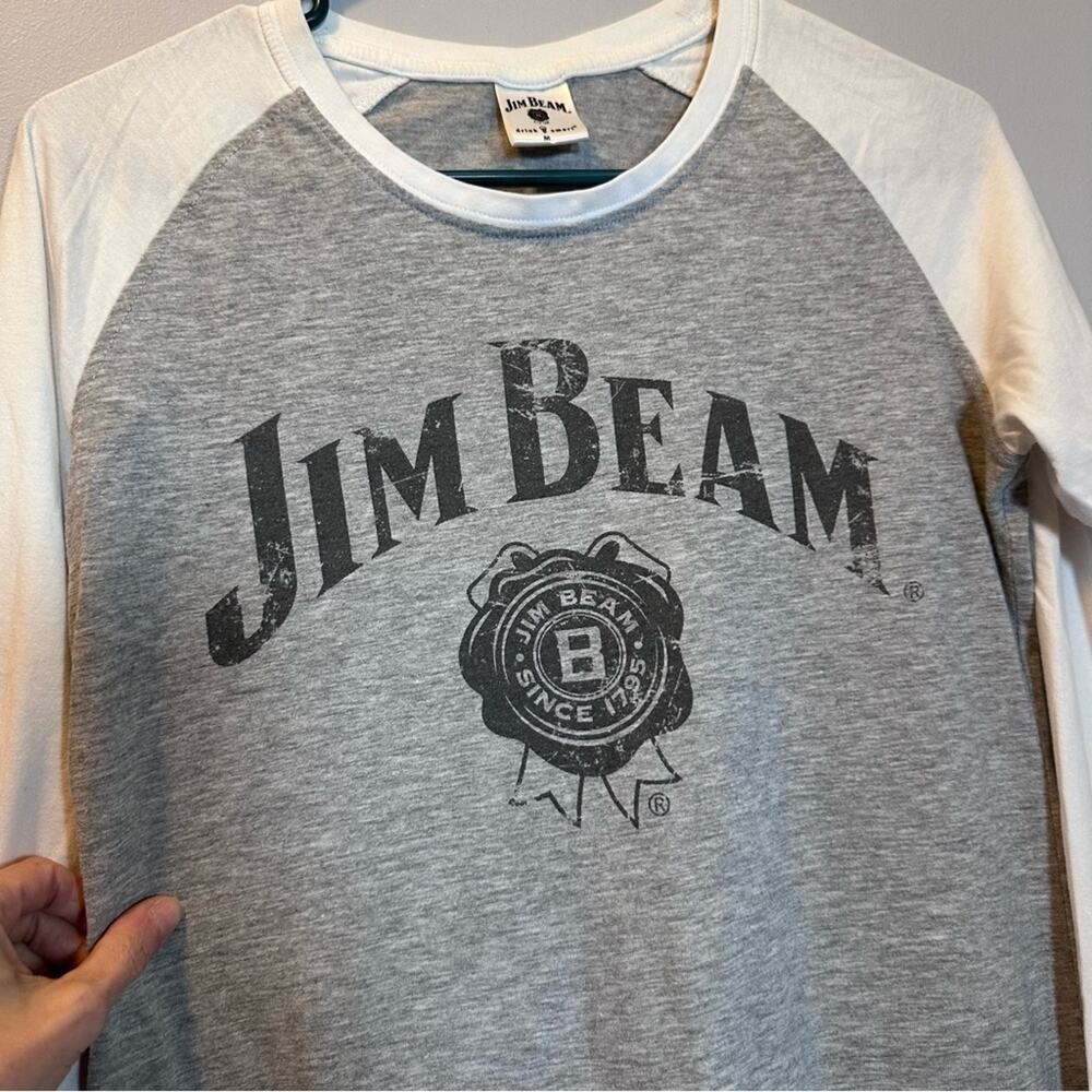 Jim Beam raglan shirt medium - Picture 5 of 5